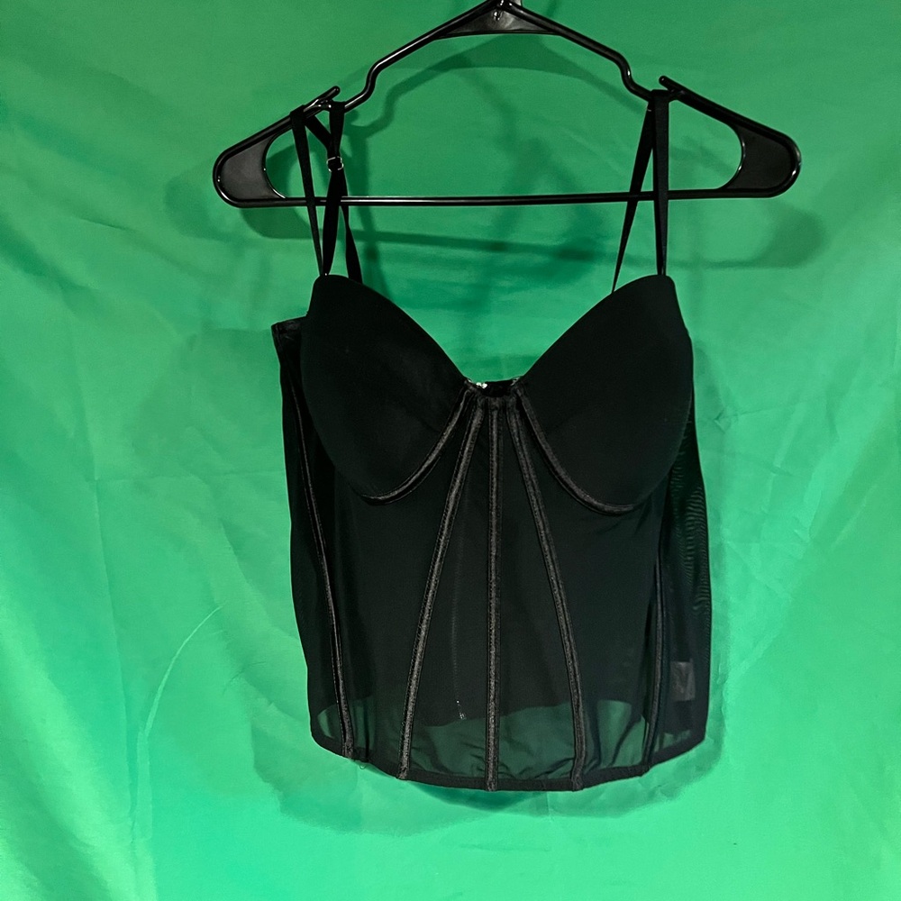 Black Bustier corset top